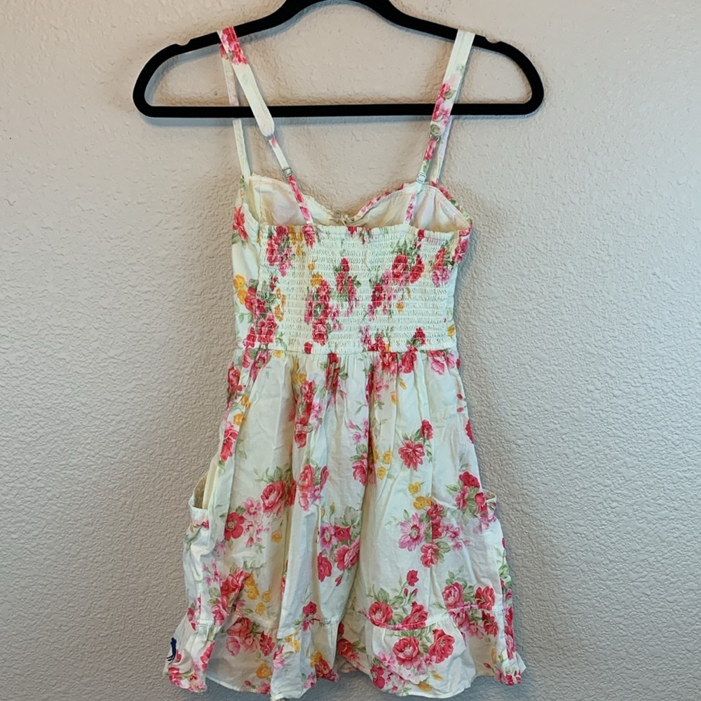 Abercrombie kids floral summer dress sz L sweetheart neckline casual school - Picture 5 of 8